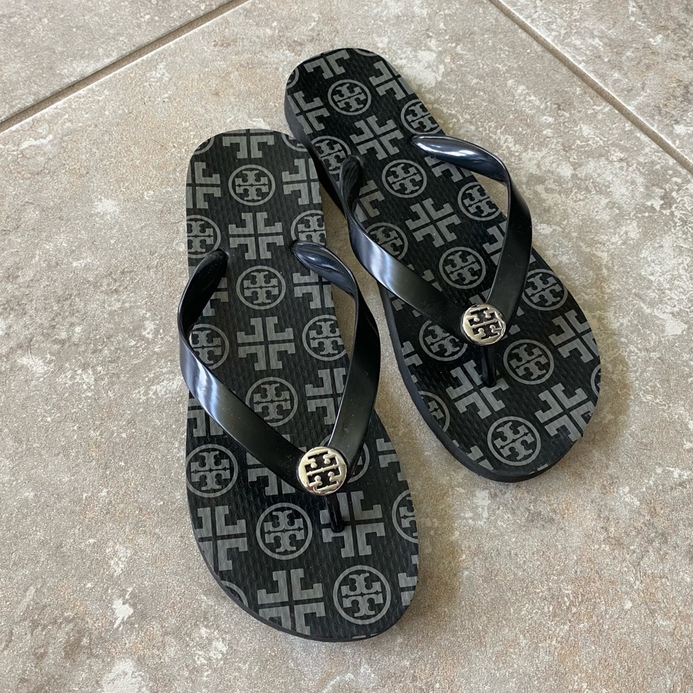 Tory Burch Logo Sandals